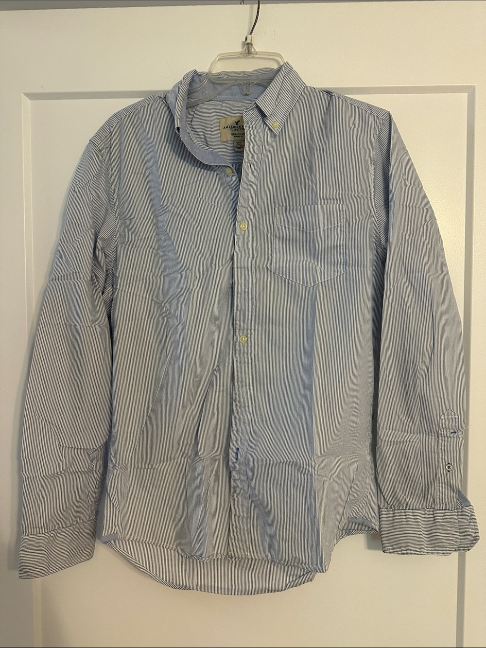 American Eagle Long Sleeve Button Down Men’s Shirt